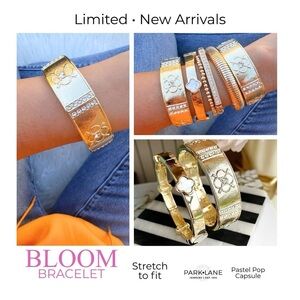 Park Lane Gold Bloom Multi-Stack Bracelet Set